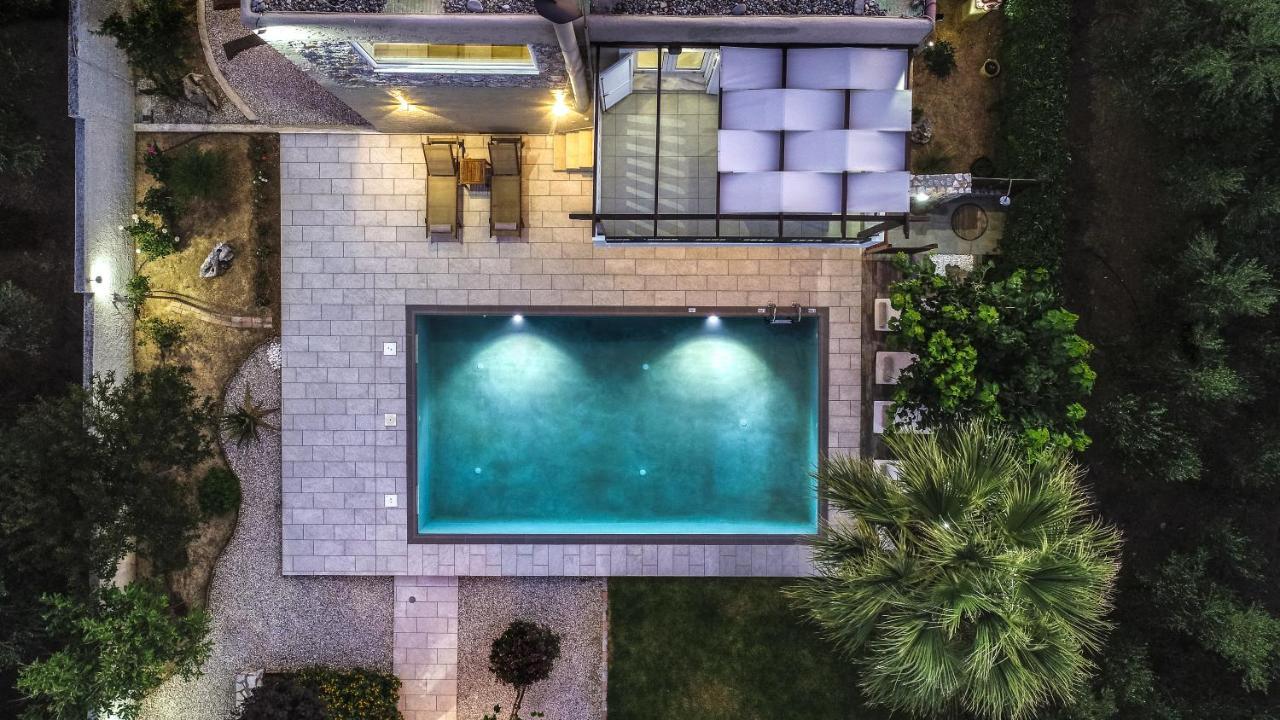 Petronila Luxury Villa With Heated Private Pool Kíssamos Dış mekan fotoğraf