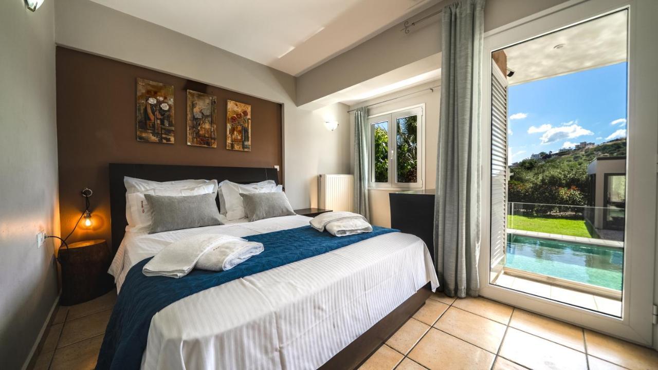 Petronila Luxury Villa With Heated Private Pool Kíssamos Dış mekan fotoğraf