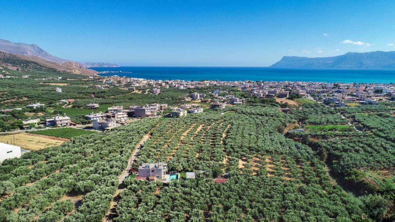 Petronila Luxury Villa With Heated Private Pool Kíssamos Dış mekan fotoğraf