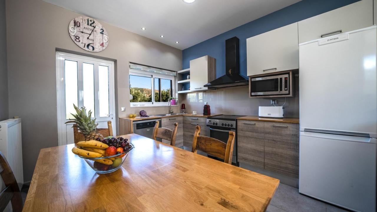 Petronila Luxury Villa With Heated Private Pool Kíssamos Dış mekan fotoğraf